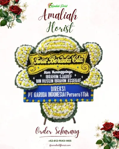 Papan Bunga Duka di Sambongjaya