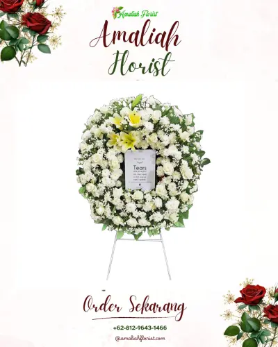 Krans Bunga Duka Cita di Sambongjaya