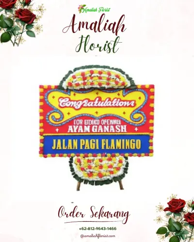 Bunga Papan Congratulation di Sambongjaya